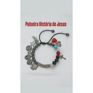 Pulseira História de Jesus com Berloques